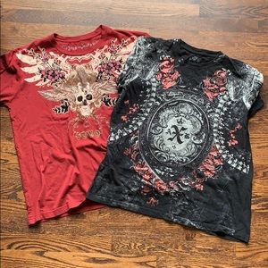 Affliction Style Graphic T-Shirts